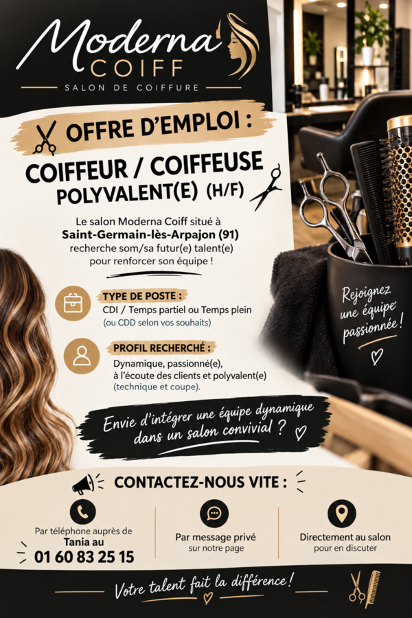 Recherche coiffeur polyvalent